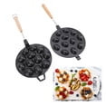 thumbnail image 1 of Walnut Cookie Maker, Spacious Capacity Walnut Cookie Maker Pan Anti Stick Coating Walnut Cookie Baking Tool Egg Waffles Pastries and Other Delectable Snacks, 1 of 7