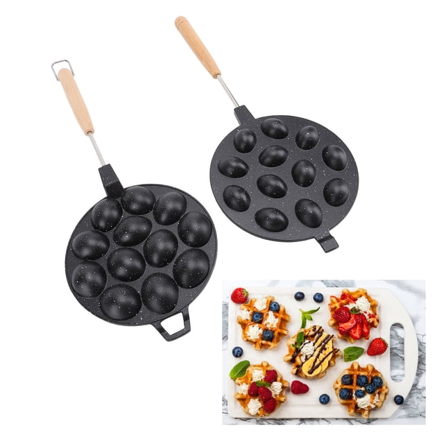 Walnut Cookie Maker, Spacious Capacity Walnut Cookie Maker Pan Anti Stick Coating Walnut Cookie Baking Tool Egg Waffles Pastries and Other Delectable Snacks