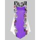 thumbnail image 1 of Camiseta de tirantes floral con panel de encaje de talla grande Rosegal  Bikinis, 1 of 5