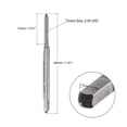 thumbnail image 2 of Unique Bargains 2-56 UNC 2B 3 Straight Flutes Machine Thread Tap M42 High Speed Steel, 2 of 5