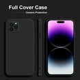 thumbnail image 4 of Phone Case Compatible for iPhone 14 Pro Max 6.7 Inch, Slim Fit Cases Soft TPU Bumper Protective Cover, Black, 4 of 10