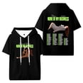 thumbnail image 2 of Hannah Berner None Of My Business Tour Hooded T-Shirts Women Men Short Sleeve Tee Casual Fashion Clothes, 2 of 3