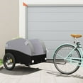 thumbnail image 1 of vidaXL Bike Trailer Black and Grey 45 kg Iron, 1 of 5