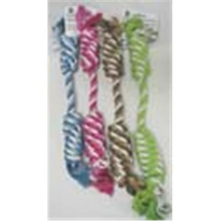 UPC: 0077234054208 | Ethical Dog-Mega Twister Heavy Double Twisted Rope Dog Toy- Assorted 19 Inch