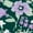 Emerald Green Field Floral, variant on Plus Size Perfect Printed Long-Sleeve Mockneck Tee