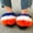 D, variant on Women's Summer Fluffy Colorful Faux Fur Slides Slippers Luxurious Fashion Outdoor Shoes