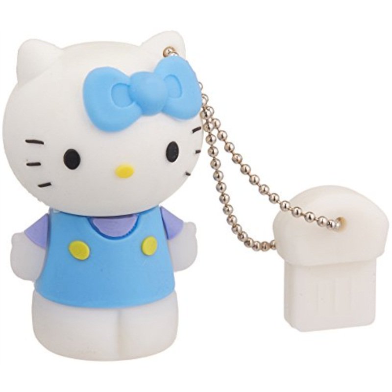 8GB Blue Hello Kitty USB Flash Drive Memory Stick Keychain + Gift Box