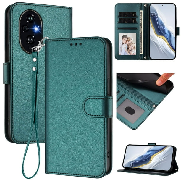 Funda Cartera GANGXUN para Honor 200 5G – Cierre Magnético, Protección RFID, Correa Desmontable, Compatible con Carga Inalámbrica