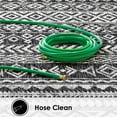 thumbnail image 5 of Nicole Miller New York Patio Country Odina Southwest Tribal Indoor/Outdoor Area Rug, Black/Grey, 7'9"x10'2", 5 of 9