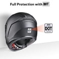 thumbnail image 3 of AHR RUN-F3 Full Face Motorcycle Helmet DOT Lightweight Street Bike Touring Racing Adult S, 3 of 12