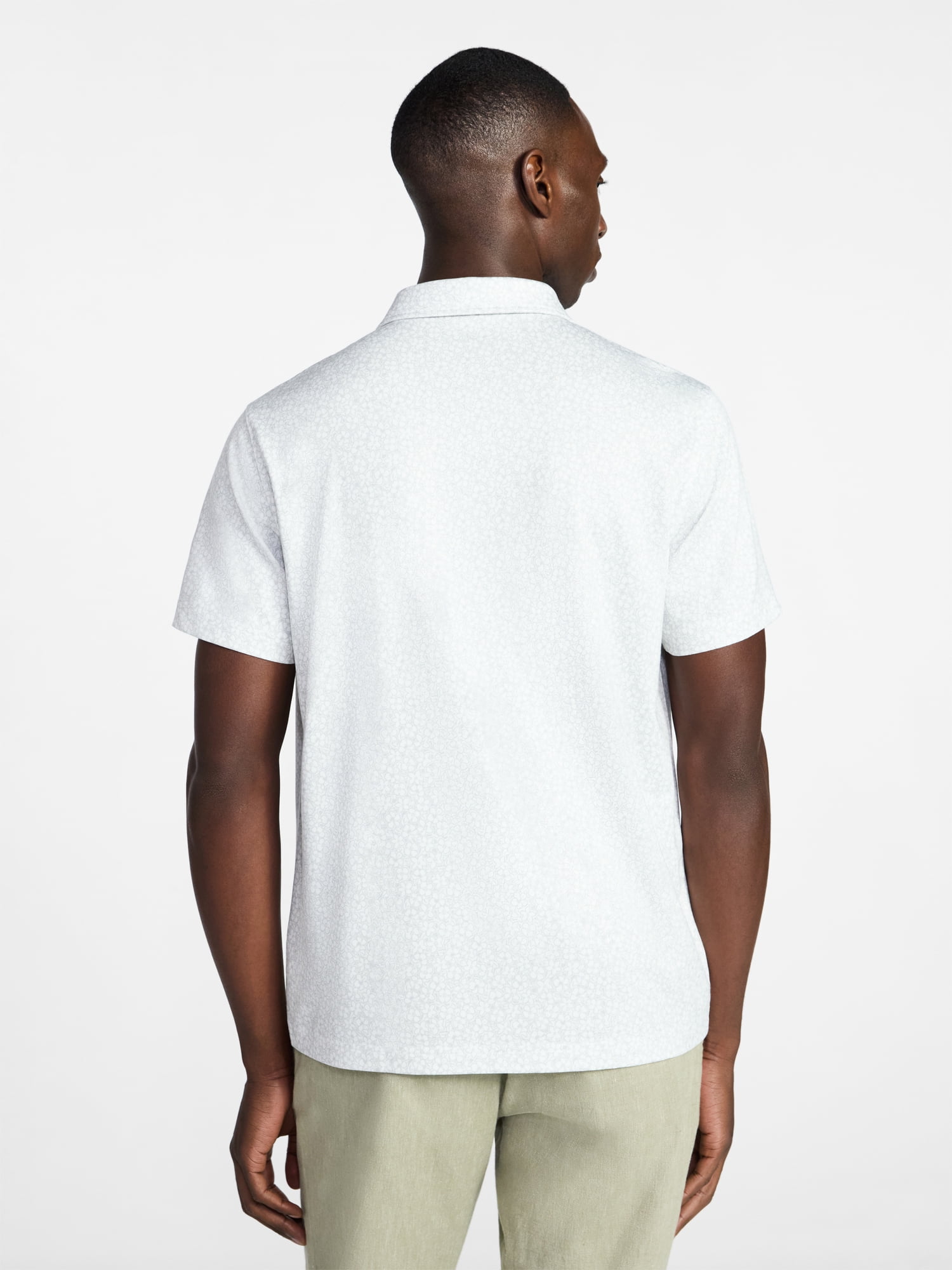 George Men's & Big Men's Relaxed Fit Short Sleeve Stretch Polo Shirt, Sizes S-5XL