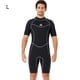 thumbnail image 2 of DIVE SAIL Traje de buceo 3MM Pantalones cortos de manga corta resistentes al desgaste Traje de neopreno Servicio prolongado Sensación de cuerpo fresco Accesorio de surf masculino negro L Advancent OD019360-09, 2 of 7