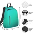 thumbnail image 2 of Balery Turquoise Light Blue Mochila Ligera para Hombres y Mujeres – Resistente y Impermeable, Ideal para la Escuela, el Trabajo, los Viajes y el Uso Diario, 2 of 7