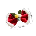 thumbnail image 3 of JilgTeok Household NecessitiesGift Christmas New Bow Hairpin Hairpin Cute Kids Christmas Headwear Holiday Dress Up Hair Accessories(4.33*2.55in), 3 of 6