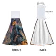 thumbnail image 4 of Wobogo Pumpkin Man Hand Towel Set of 2 Absorbent for Kitchen and Bathroom With Velcro Hanging Loop 18.2×14in, 4 of 7