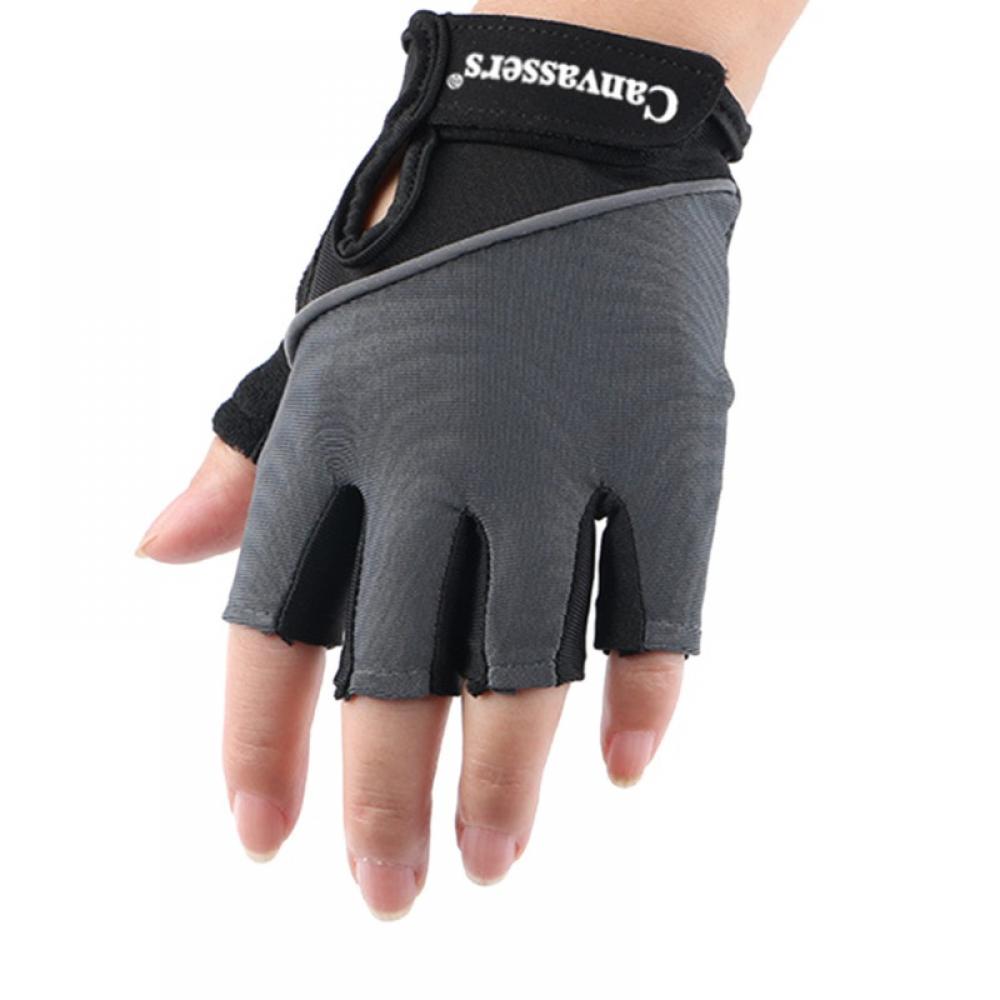 Details about &nbsp;Fitness gloves sports men's gym fingerless with wrist support tight fit gloves