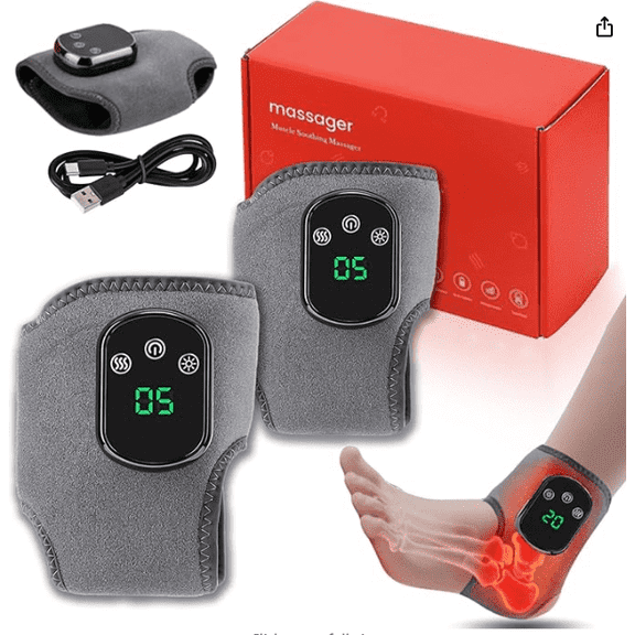 Foot Massager, 2026 Foot Renew Triple Method Massager - Customizable Massage, 3-Speed Vibration & 5-Temperature Settings for Achilles Tendinitis & Plantar Fasciitis (Foot * 2)