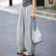 thumbnail image 3 of En stock, camiseta elegante adelgazante de manga corta blanca para mujer, top informal de cuello redondo, línea de hueso adelgazante de verano, 3 of 4