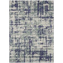 Addison Rugs Indoor/ Outdoor Bravado Abstract Crosshatch Caramel Washable Area Rug 8' x 10' - Purple