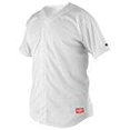 thumbnail image 2 of Rawlings Youth Pindot Mesh Short Sleeve Jersey | White | LRG, 2 of 3