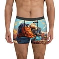 thumbnail image 2 of Goofa Colorful Travel Luggage Gear Printed Men's Boxer Briefs Underwear, Moisture-Wicking Underwear, Trunk,Soft and Breathable Cotton Underwear-X-Large, 2 of 9
