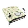 thumbnail image 3 of HELLHERO 8.66 x 11.42 Polyester Fabric Zipper Pouch - Book Cover Carrying Case for Travel, Textbooks Frog and Flower, 3 of 7