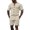 Khaki, variant on Vedolay Summer Casual Short Sets Men's 2 Piece Outfits Casual Floral Print Shirts and Drawstring Waist Shorts,Gold M