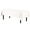 White, variant on Exquisite 12 Pack Disposable Premium Rectangular Plastic Tablecloth Cover 54" x 108" - White