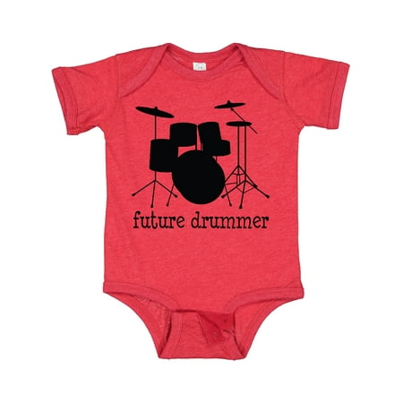 

Inktastic Future Drummer Gift Baby Boy or Baby Girl Bodysuit