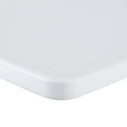 thumbnail image 5 of Norwood Commercial Furniture 6 ft Multipurpose Indoor Outdoor Heavy Duty Portable Rectangular Blow Molded Plastic Folding Table 30" W x 72" L White, 5 of 8