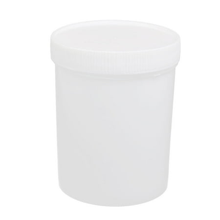 Mouth Environmental Sample Bottle - Unique Bargains 500ml PP Plastic Round Mouth Sample Bottle White 90mmx115mm