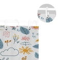 thumbnail image 5 of Yayeee Shower Curtain with Hooks 72"x72" Waterproof Fabric Bathroom Hanging Decor, Cartoon Doodles, 5 of 5
