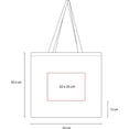 thumbnail image 4 of Paquete 100 piezas Bolsa de yute con fuelle amplio azul 52 x 35.5 x 13, 4 of 4