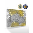 thumbnail image 2 of Yellow Gray Floral Wall Art for Living Room,Canvas Picture Wall Decor for Bathroom Bedroom,Farmhouse Retro Abstract Flowers Art Painting Artwork for Office Kitchen Hallway Dining Room Decor 24"x32", 2 of 8