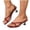 Burgundy, variant on Women Stiletto Heel Slide Sandals Square Open Toe Clear Crystal Heel Thin Crisscross Straps Plus Size Spring Summer Shoes,Burgundy