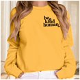 thumbnail image 2 of XIAOCHA Women's Letter Graphic Sweatshirt Oversized Long Sleeve Crew Neck Pullover Top Soft Casual Daily Sweatshirts, 2 of 4