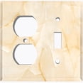 thumbnail image 4 of Metal Light Switch Plate Outlet Cover (Image of Marble Brown MAR025), 4 of 13