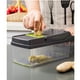 thumbnail image 3 of Picadora de verduras para cortar alimentos | 7 Cuchillas de acero inoxidable intercambiables | Cortadora manual ergonómica de mano | Contenedor ABS de alta resistencia | Base antideslizante | Fácil, 3 of 9
