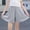 Gray, variant on Amidoa Girls Athletic Shorts High Waisted Baggy With Pockets Elastic Waist Shorts Running Quick Dry Shorts Blue Size 10