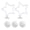 Five pointed star, variant on Giaone Fish Training Rings Interactively Enrichment Toy Fish Play Training for Swimming Feeding Aquariums Toy
