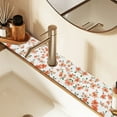 thumbnail image 2 of Yayeee Faucet Mat for Kitchen Sink 14.7" Diatomite Long Splash Guard Pad, Small Floral Blooms, 2 of 7