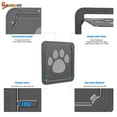 thumbnail image 3 of Spencer Pet Screen Door Sliding Dogs Door Window Screen Magnetic Flap Automatic Lockable Door Gate for Medium Large Dogs & Cats ( Inner Size: 12"x14"x0.5" ), 3 of 8