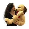 thumbnail image 4 of Big Plush Giant Stuffed Puppy Dog, 36-Inch, Brown, Pillow-Soft Polyester, 4 of 7