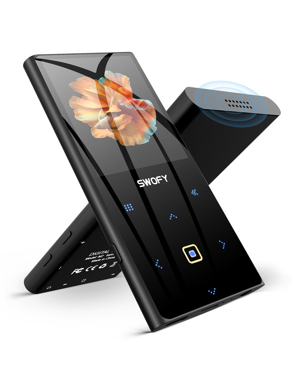 Streven Kapper Zoek machine optimalisatie 32GB Mp3 Player with Bluetooth 5.0, SWOFY Portable Digital Lossless HiFi  Audio Music Player with HD Speaker, 2.4 in Curved Screen - Walmart.com