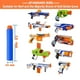 thumbnail image 3 of Dardos de recarga POKONBOY, paquete de 1200 unidades, compatibles con pistolas Nerf, color azul, 3 of 7