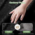 thumbnail image 4 of Cloud Couch Sectional U-Shape 4 Seater Sofa, Corduroy Living Room Couch with Wide Deep Seats & French Edges, Modular Sofa with Big Pillows, Slipcovered Black, 4 of 15