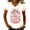 Rose Gold, variant on JULMCOMO Breast Cancer Shirts for Women Breast Cancer Awareness V Neck Loose Fit Casual Soft Tops Short Sleeve Pink Ribbon Graphic Tees Light Blue M