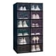 thumbnail image 1 of Cajas Organizadoras para Calzado Zapados Tenis Zapatillas Zapatera Apilable Color Negro, 1 of 7