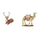thumbnail image 1 of Figuras de renos,Figuras de reno,alce,ciervo,estatua,decoración del hogar,Figura de escritorio,Figura de camello,decoración moderna,regalo de inauguración de la casa,Estatua de animal de, 1 of 8