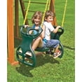 thumbnail image 2 of Eastern Jungle Gym Heavy-Duty Plastic Horse Glider Swing Seat Set Including Back-to-Back Glider for Two Kids and Brackets, 2 of 8